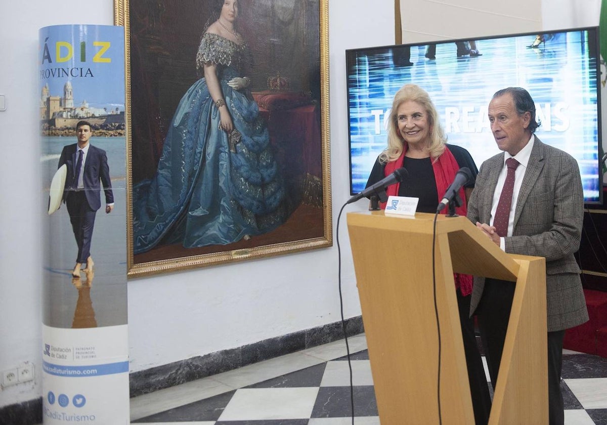 Pepa Díaz y José María Román durante la presentación.