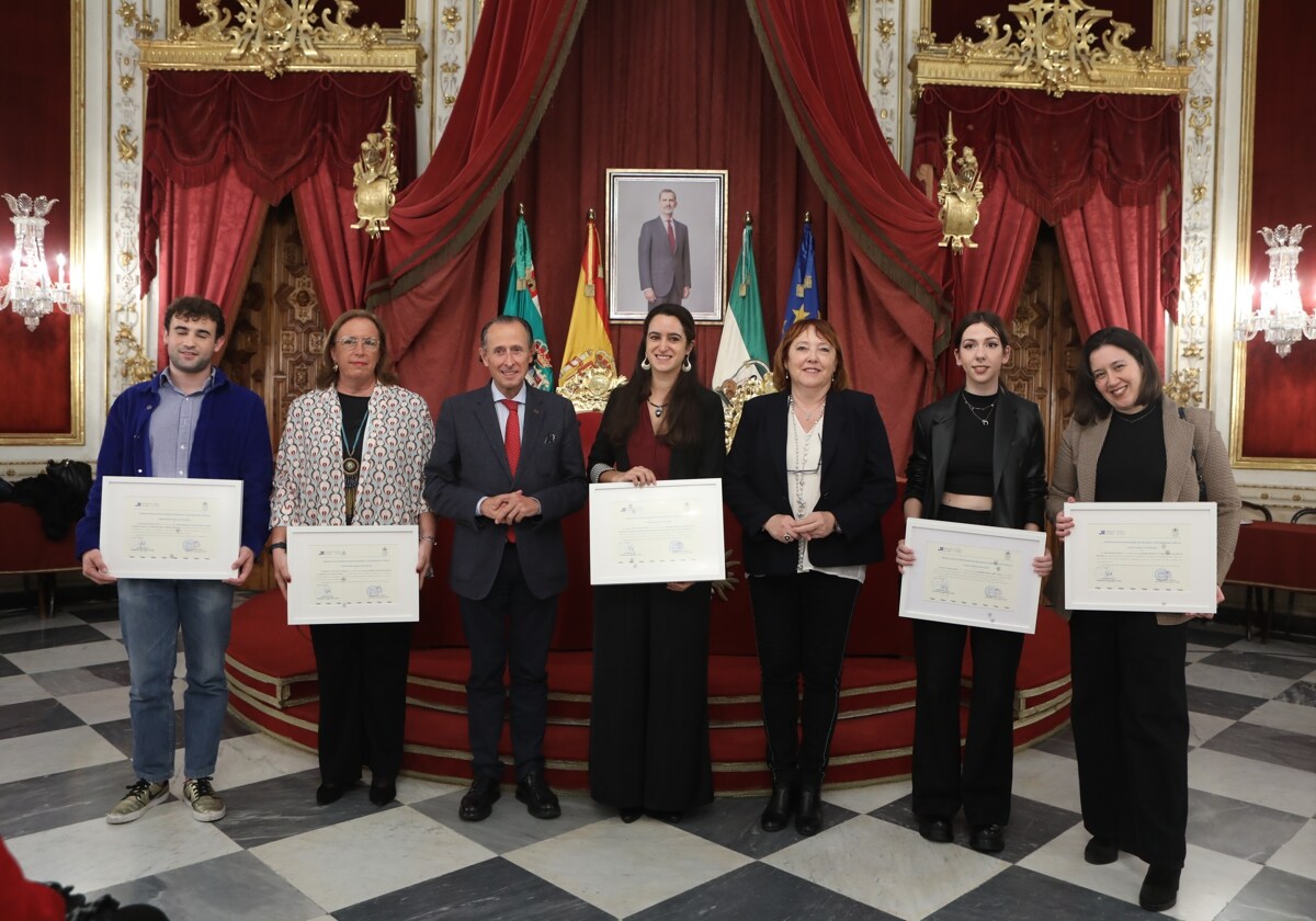 Entrega de los Premios Aura que concenden la Diputación de Cádiz y la UCA.