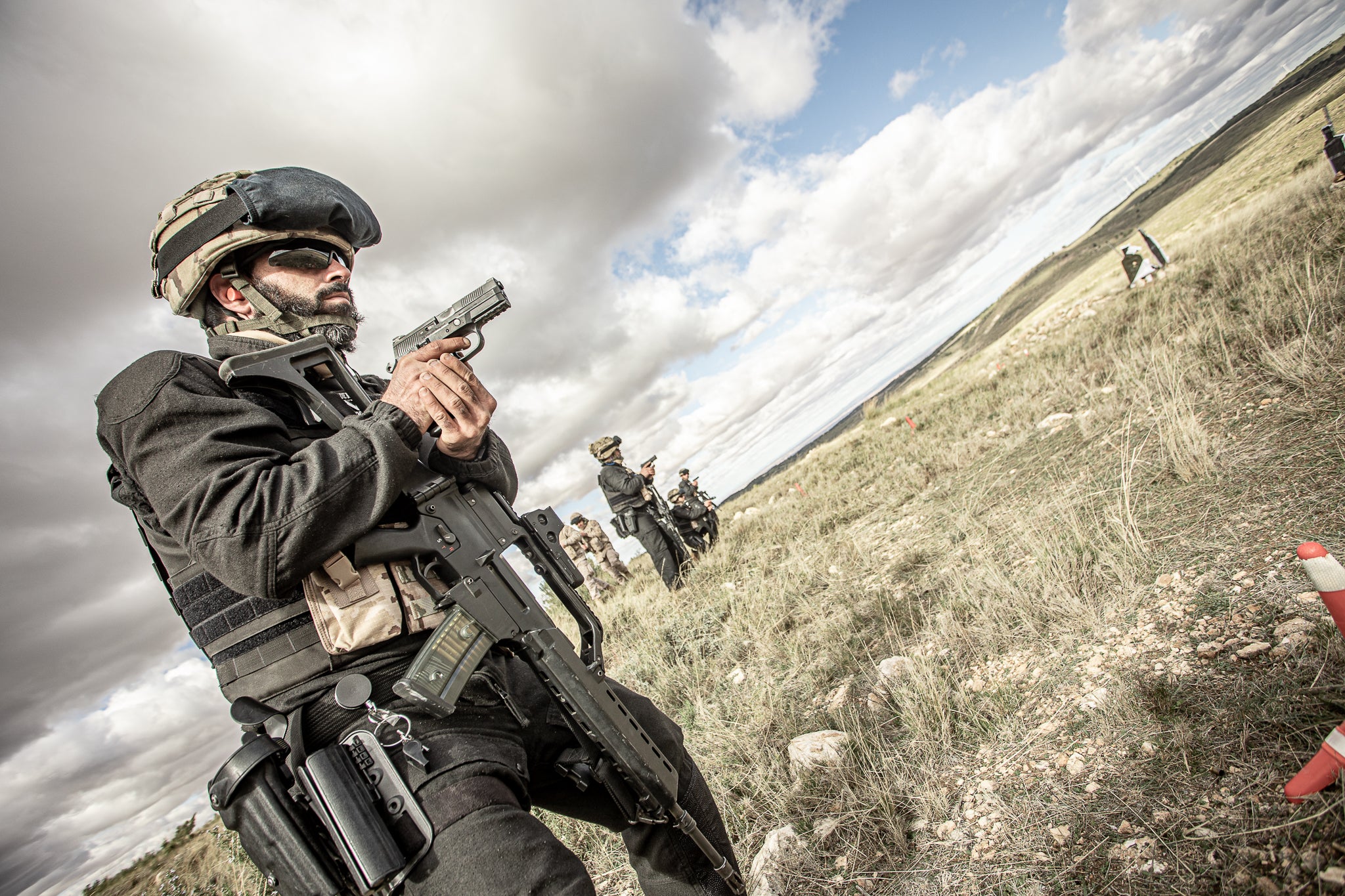 Maniobras del Tercio de Armada en Albacete: Temperaturas bajo cero y ejercicios de tiro real