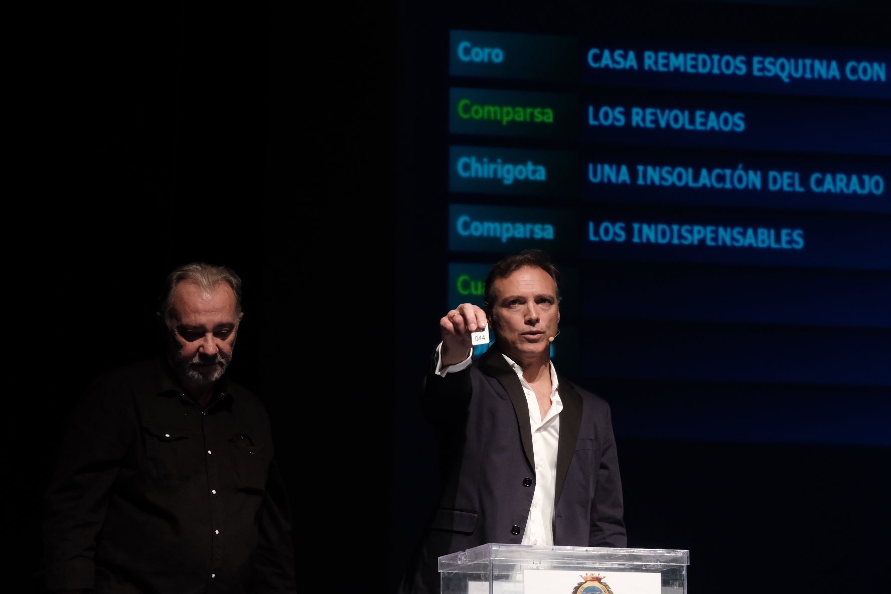 En imágenes: El sorteo del orden de actuación del COAC 2023