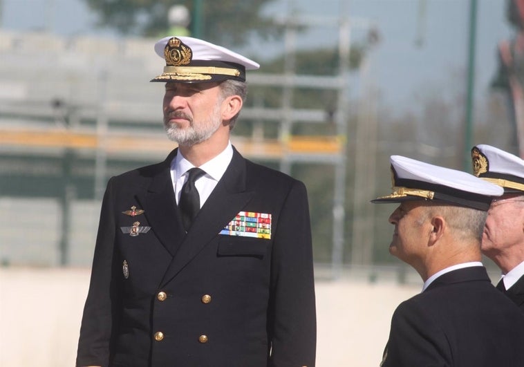 El Rey Felipe VI visita las instalaciones del Tercio de Armada y del Tercio Sur en San Fernando