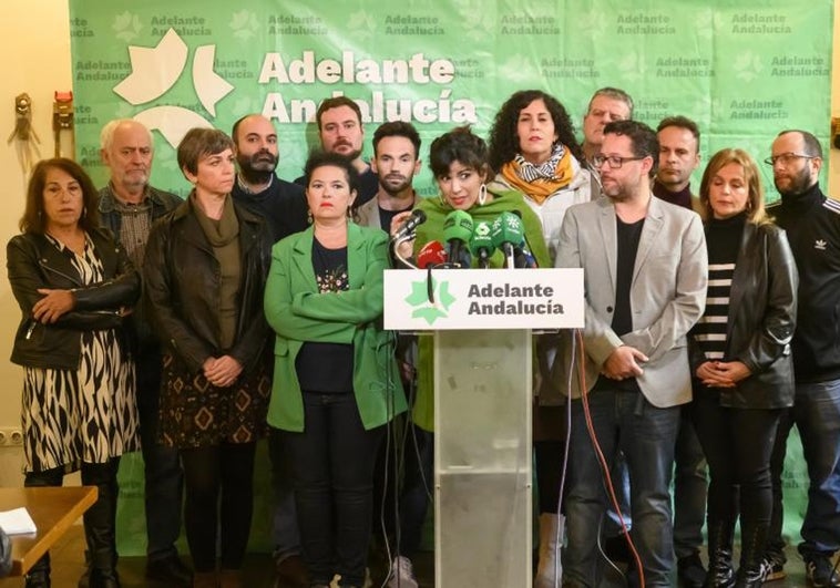 Teresa Rodríguez descarta que Adelante Andalucía se integre en el proyecto 'Sumar' de Yolanda Díaz