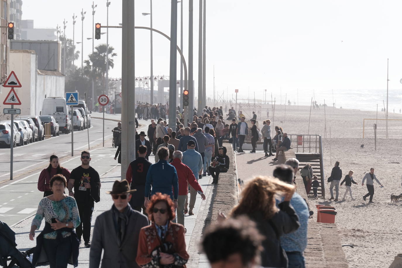 Fotos: Navidad al sol en Cádiz