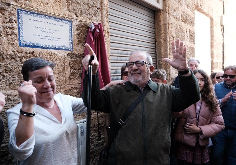 Quico Zamora ya tiene su placa en Santa María