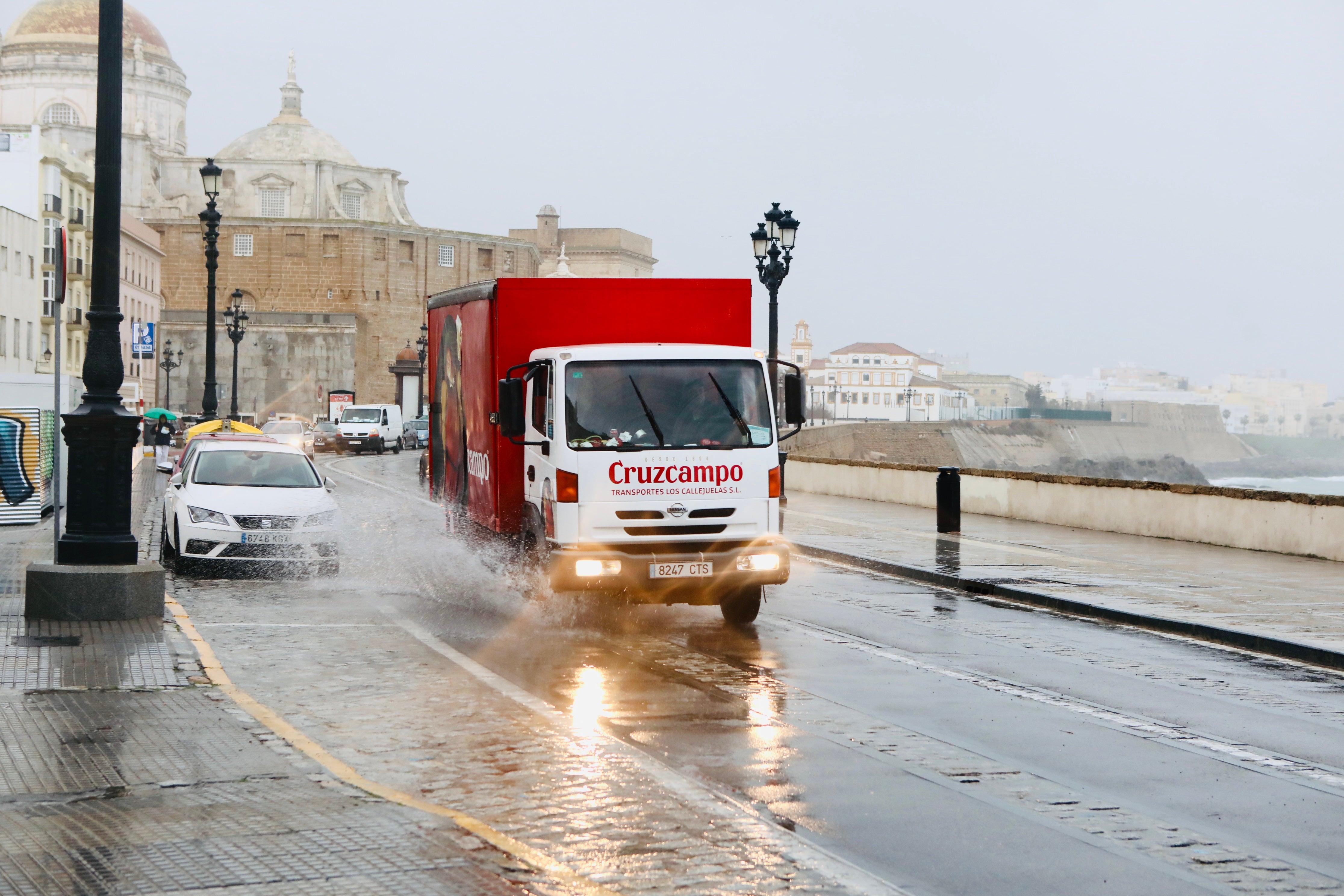 En imágenes: Aviso amarillo por fuertes lluvias en Cádiz