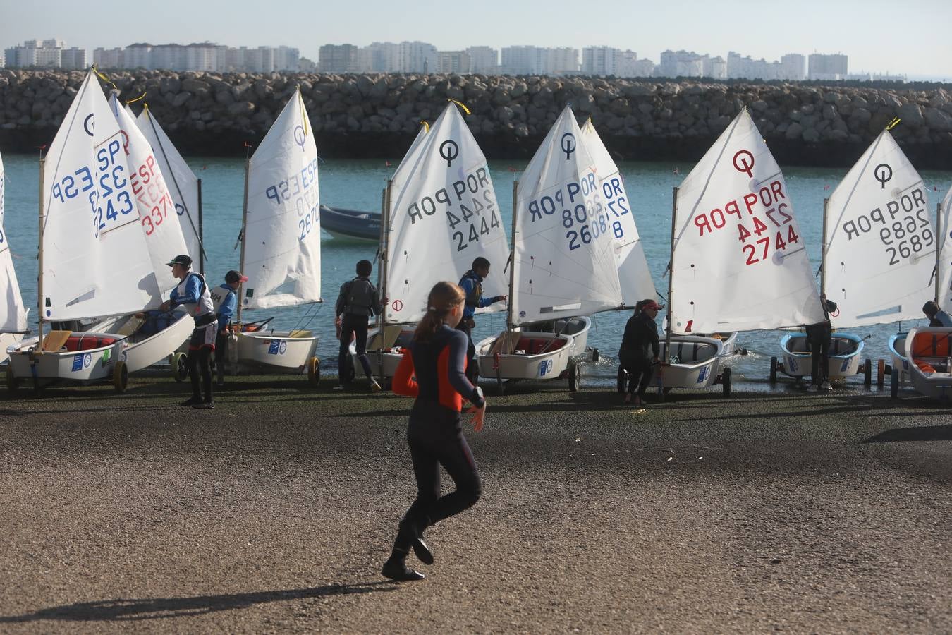 La Excellence Cup de Optimist se despide con honores de la Bahía de Cádiz