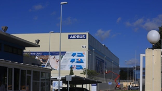 Imagen de la planta de Airbus en El Puerto