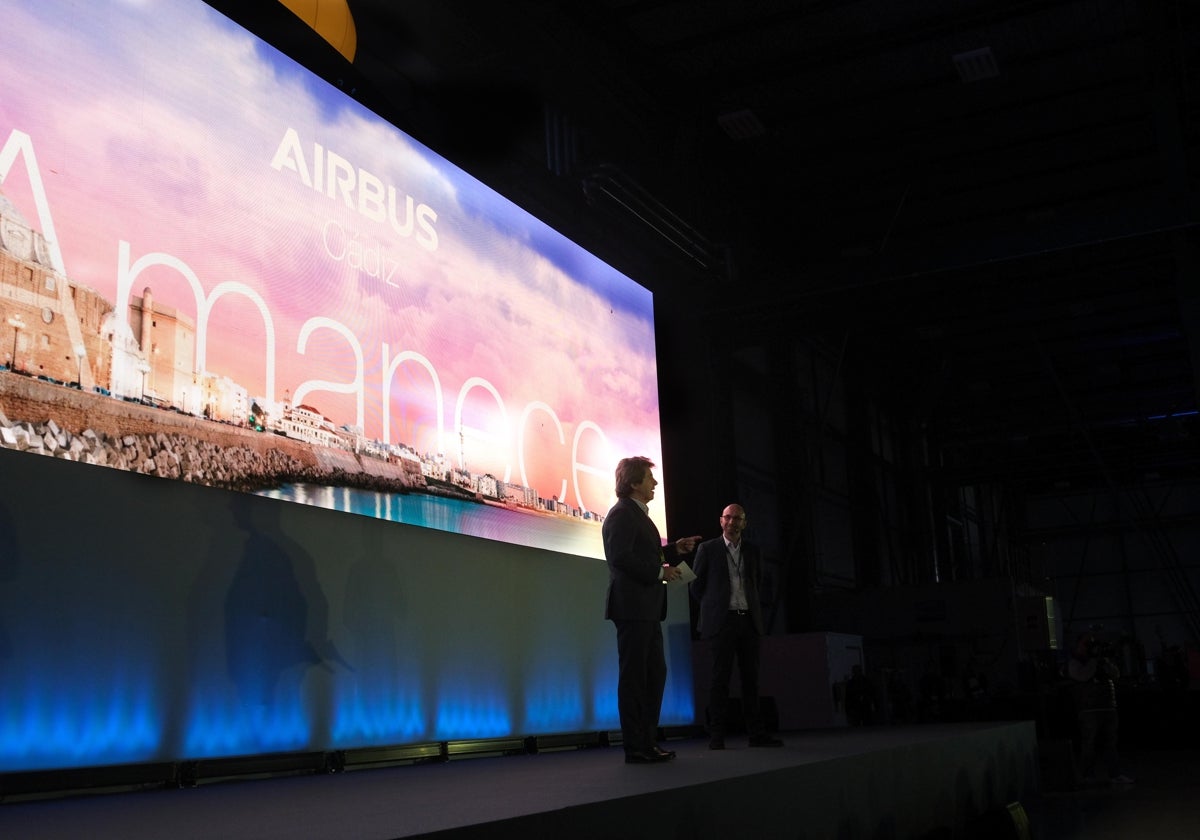 Presentación el pasado miércoles del proyecto Airbus Cádiz