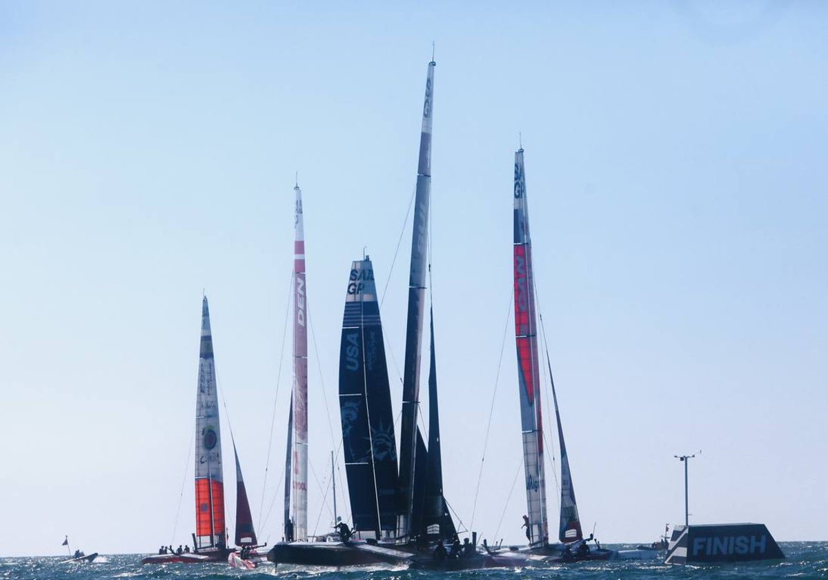 Celebración de la SailGP el pasado septiembre.