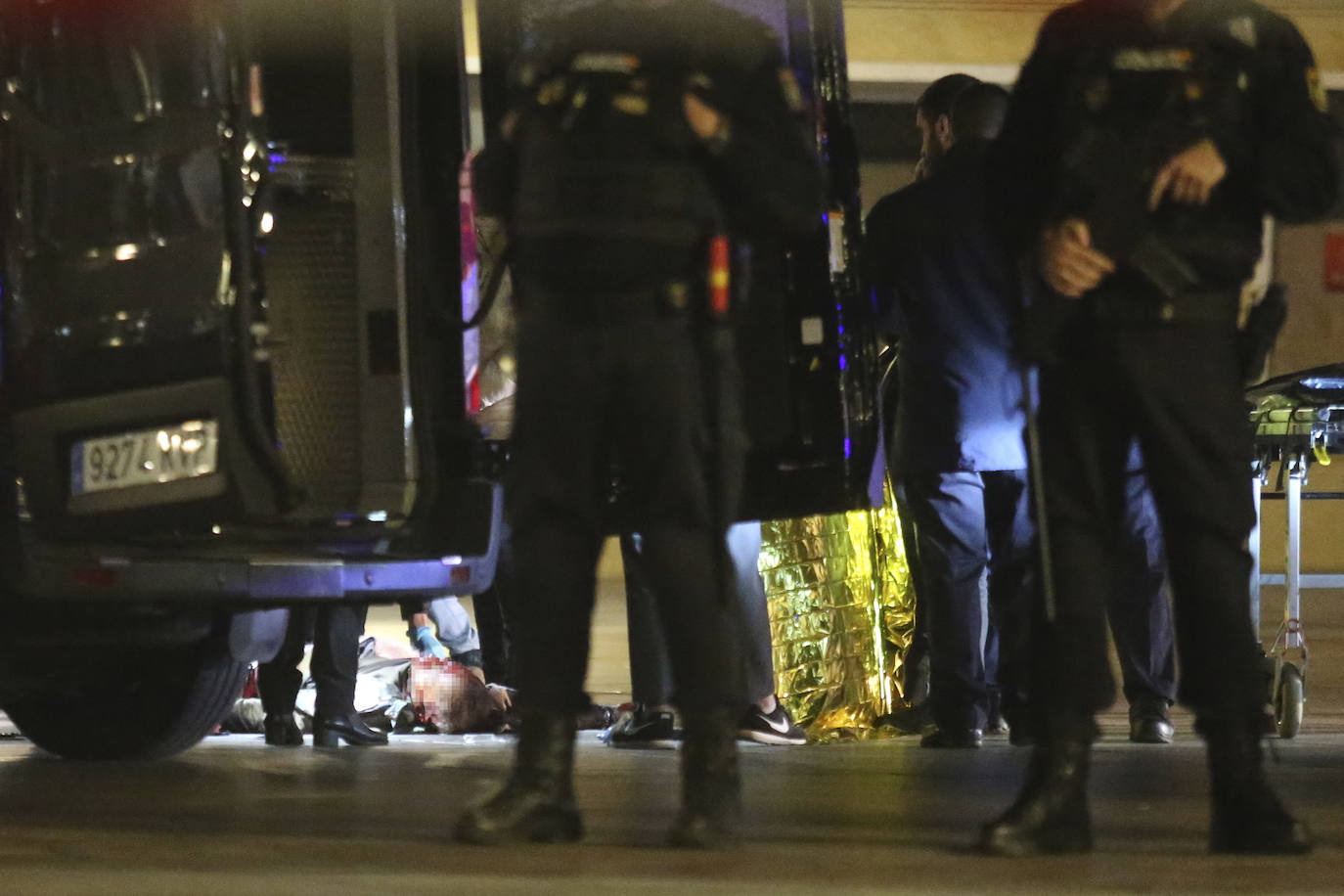 Fotos: Las imágenes del ataque contra religiosos en Algeciras