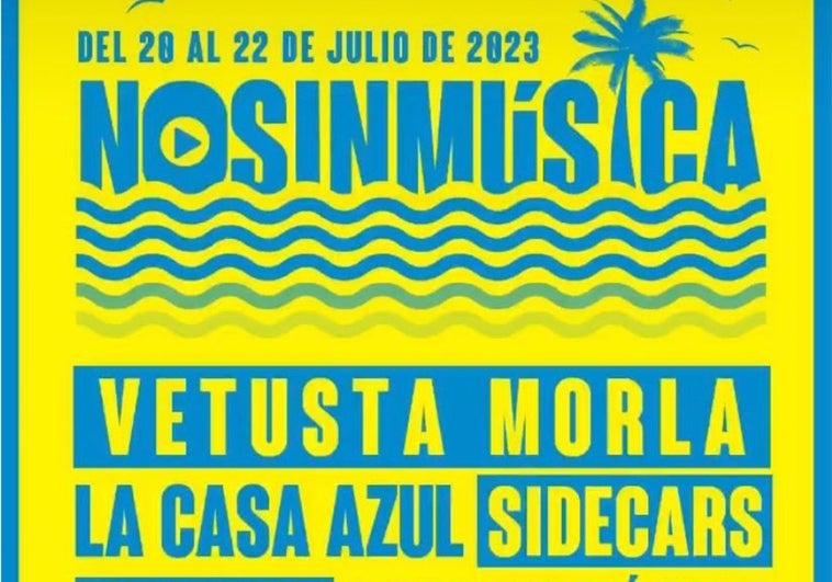 No Sin Música 2023: el cartel y los grupos confirmados para el festival de Cádiz