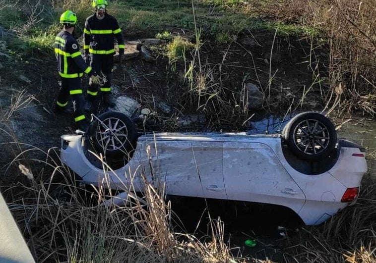 Muere un hombre de 45 años y una mujer resulta herida en un accidente de tráfico en Jerez