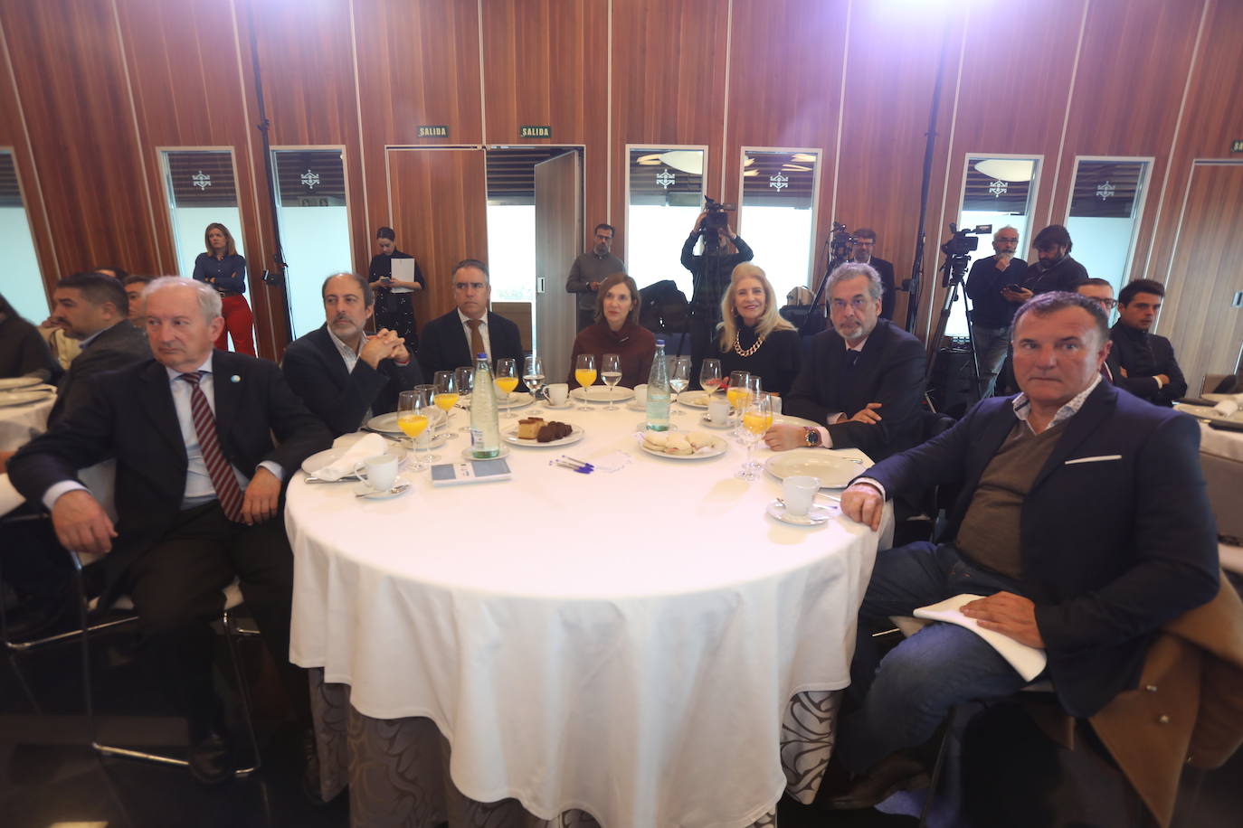 Fotos: El público en la conferencia de la Mirada Económica