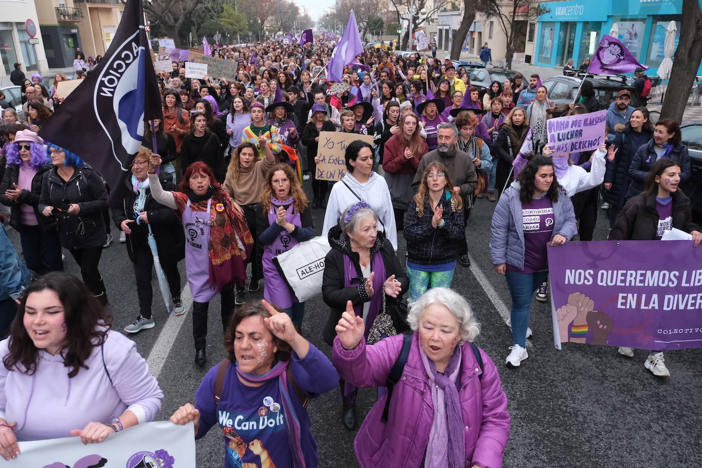 Fotos: Manifestación 8-M en Cádiz
