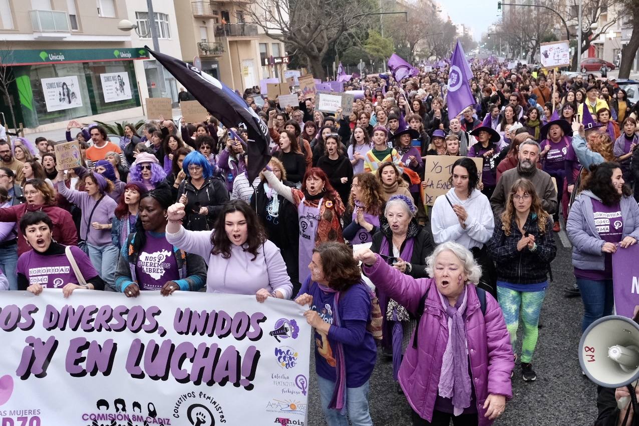 Fotos: Manifestación 8-M en Cádiz