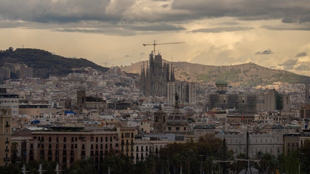 Vistas de la ciudad de Barcelona.