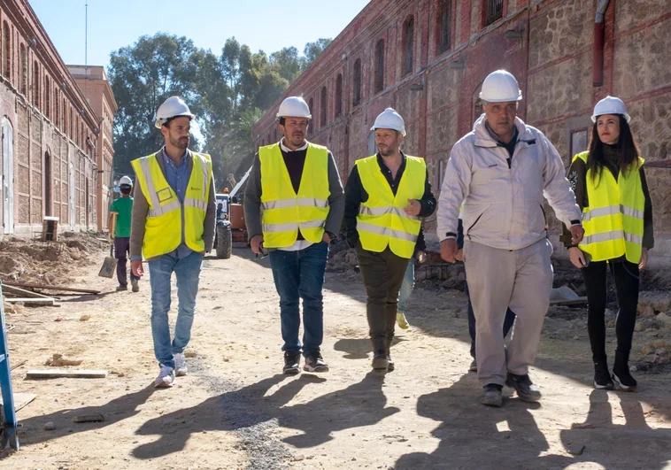 Las obras de los Depósitos de Tabaco en Cádiz, «a buen ritmo» para finalizar a finales de año