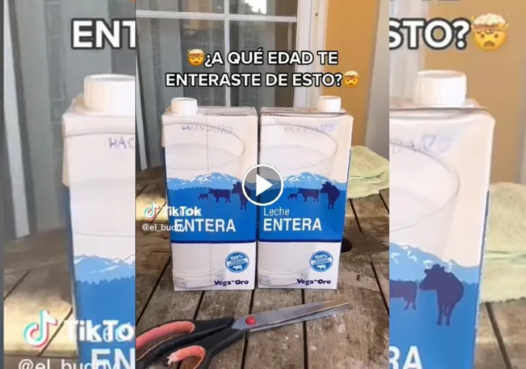 El vídeo viral que desvela un detalle de la leche de Mercadona causa furor en redes