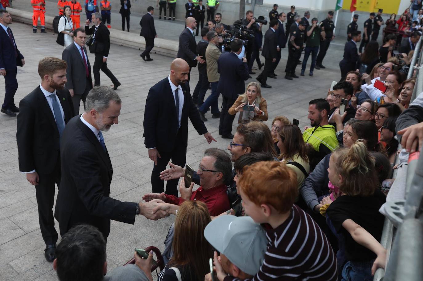 Fotos: Los Reyes asisten al concierto inaugural &#039;Tempo de luz&#039;