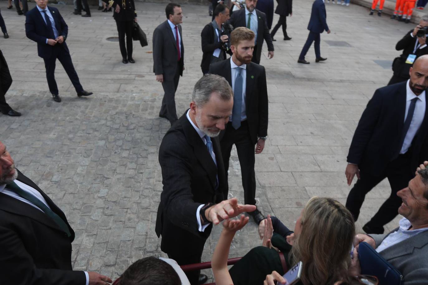 Fotos: Los Reyes asisten al concierto inaugural &#039;Tempo de luz&#039;