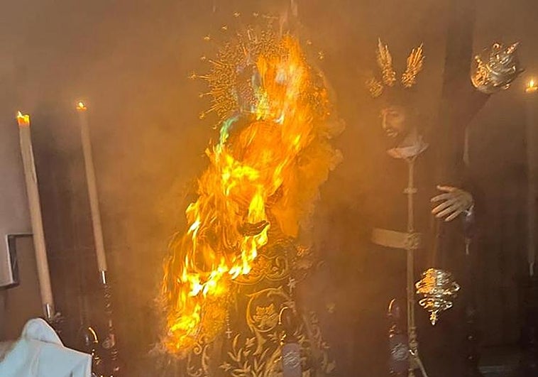 Chiclana: La Virgen de los Desconsuelos, restaurada para salir el Martes Santo