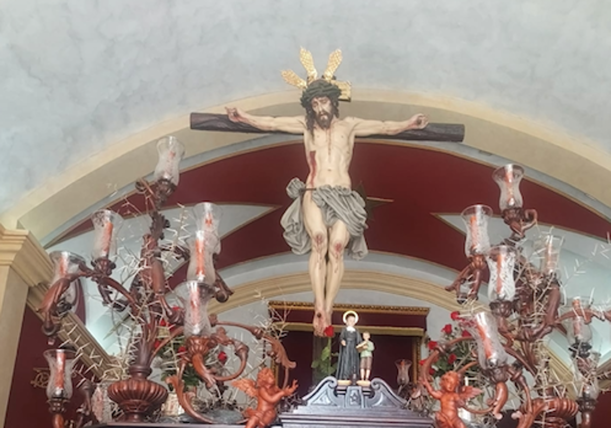 Nazareno de Chiclana en su templo