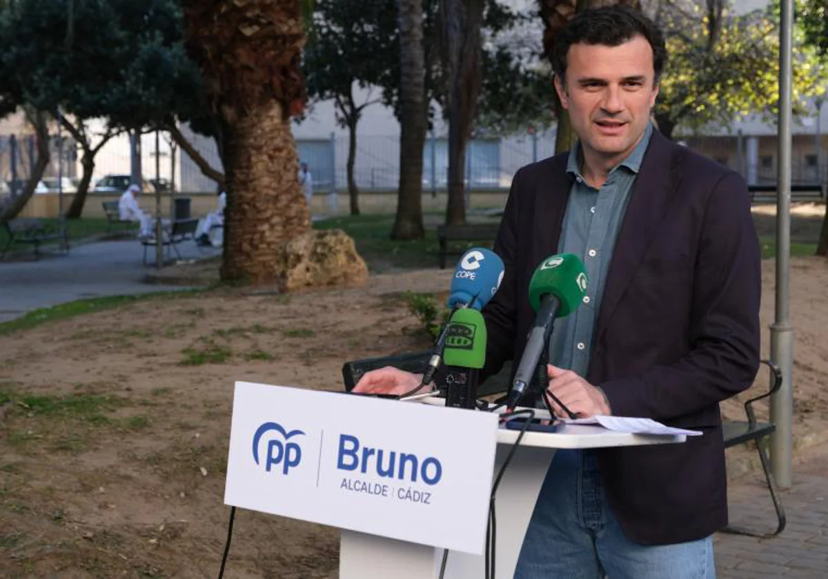 Bruno García es el candidato del PP por Cádiz.