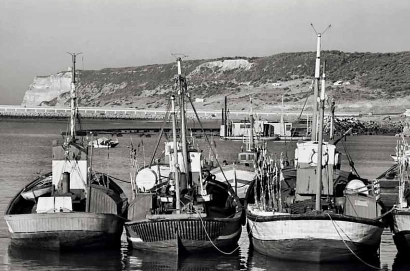 Vista del puerto. Año 1972