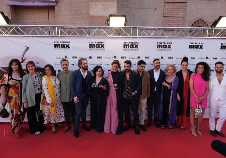 Fotos: la alfombra roja de los Premios Max en Cádiz (4)