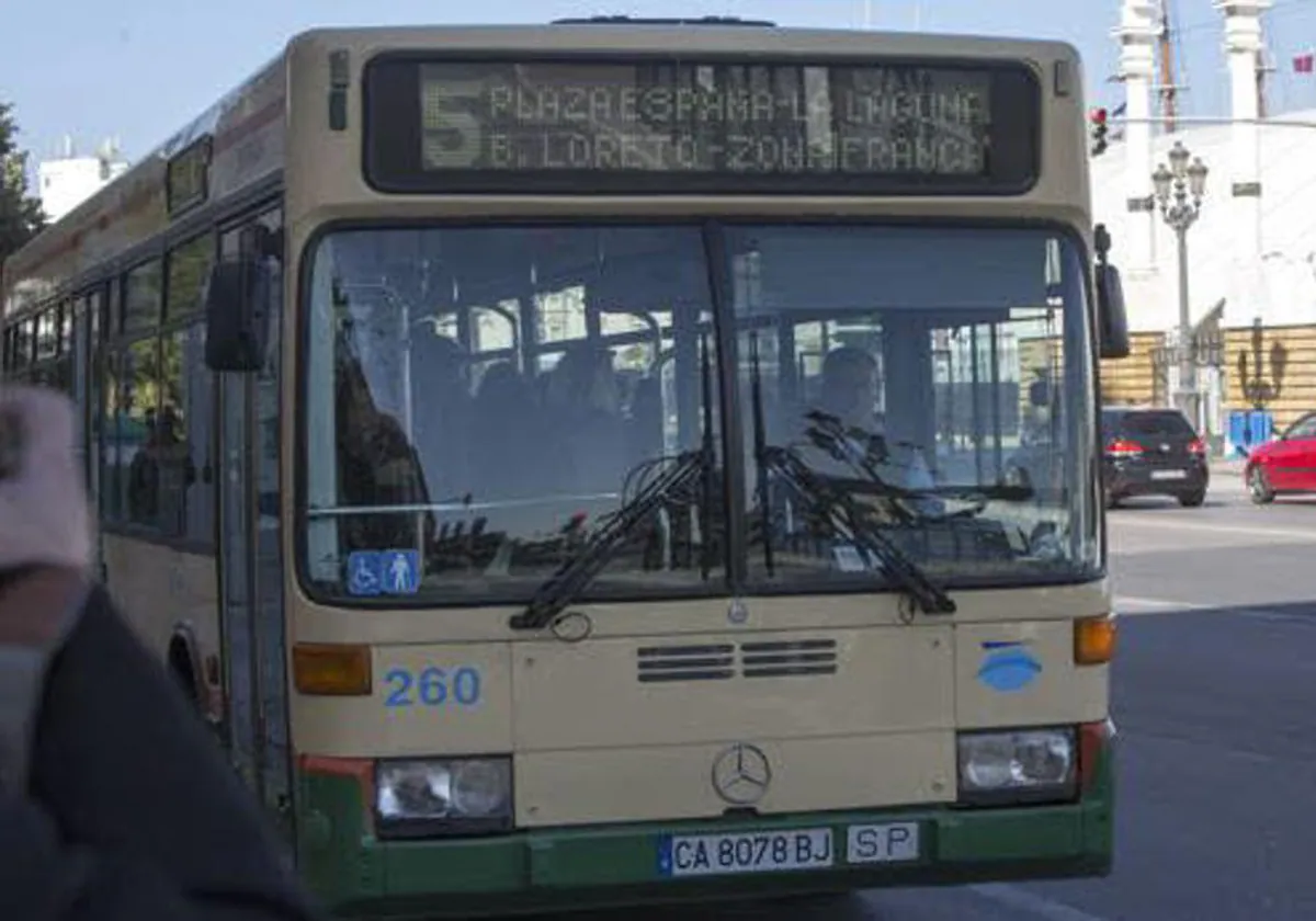 Línea 5 del autobús urbano de Cádiz.