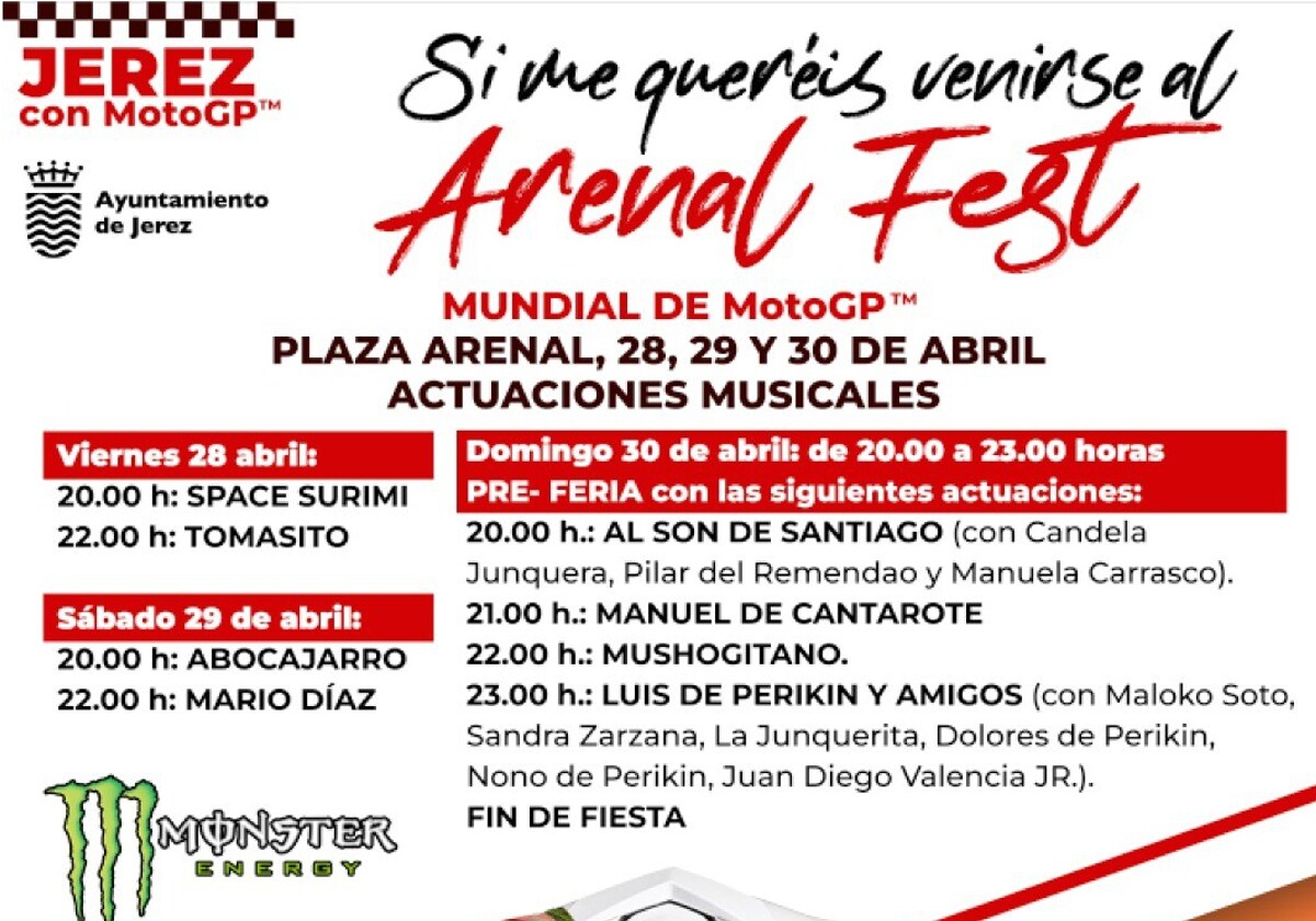 Cartel del Arenal Fest.