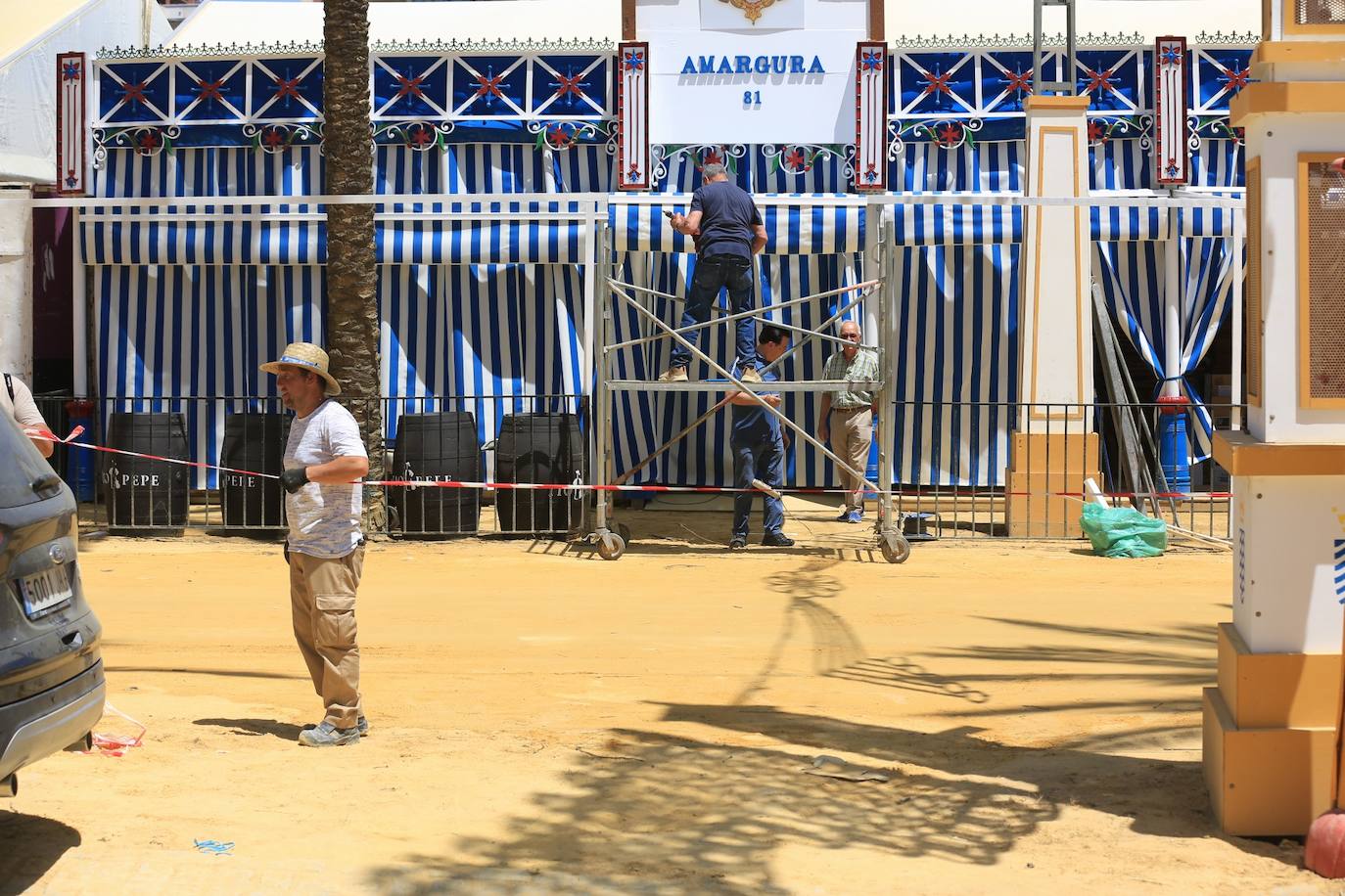 Fotos: Todo listo para la Feria de Jerez 2023