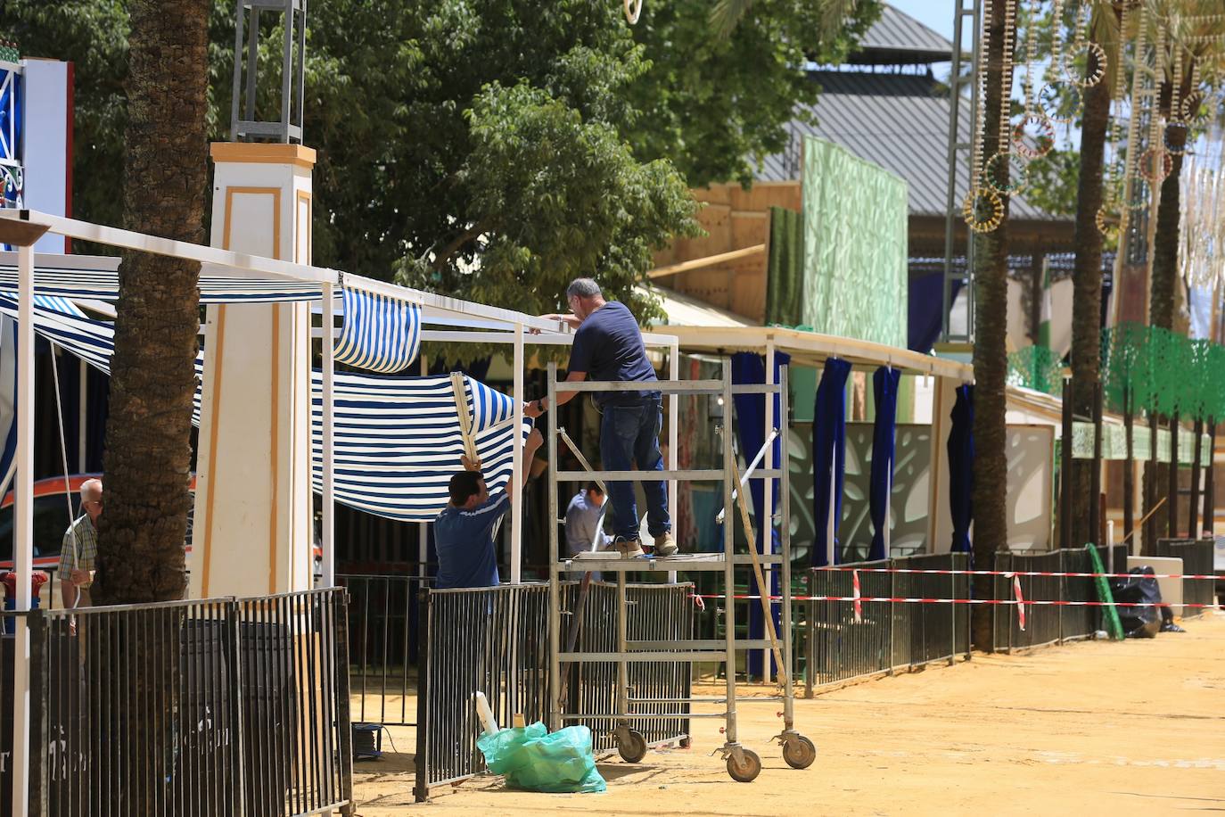 Fotos: Todo listo para la Feria de Jerez 2023