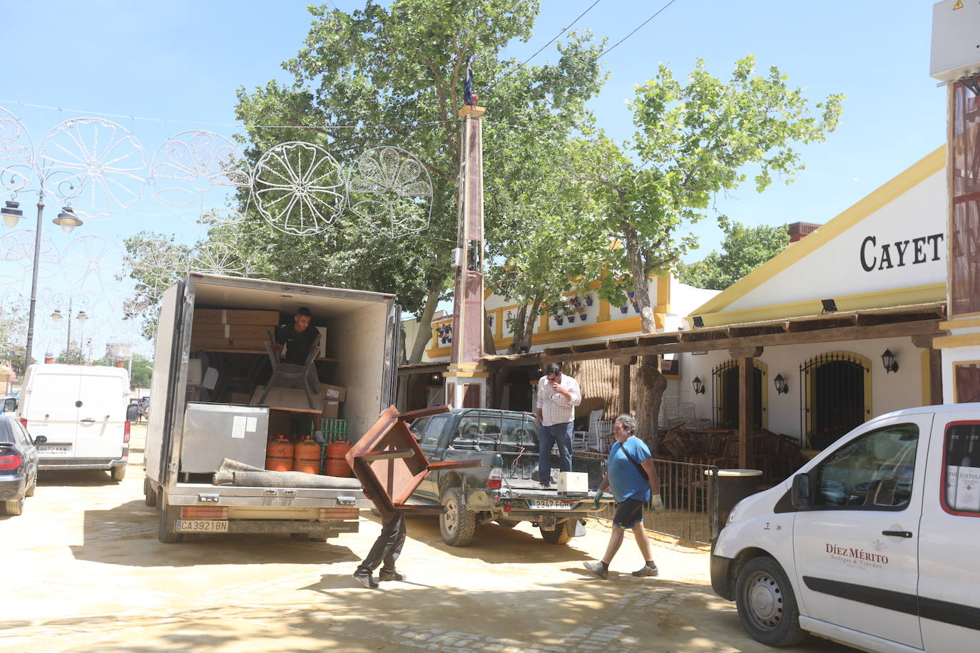 Fotos: Todo listo para la Feria de Jerez 2023