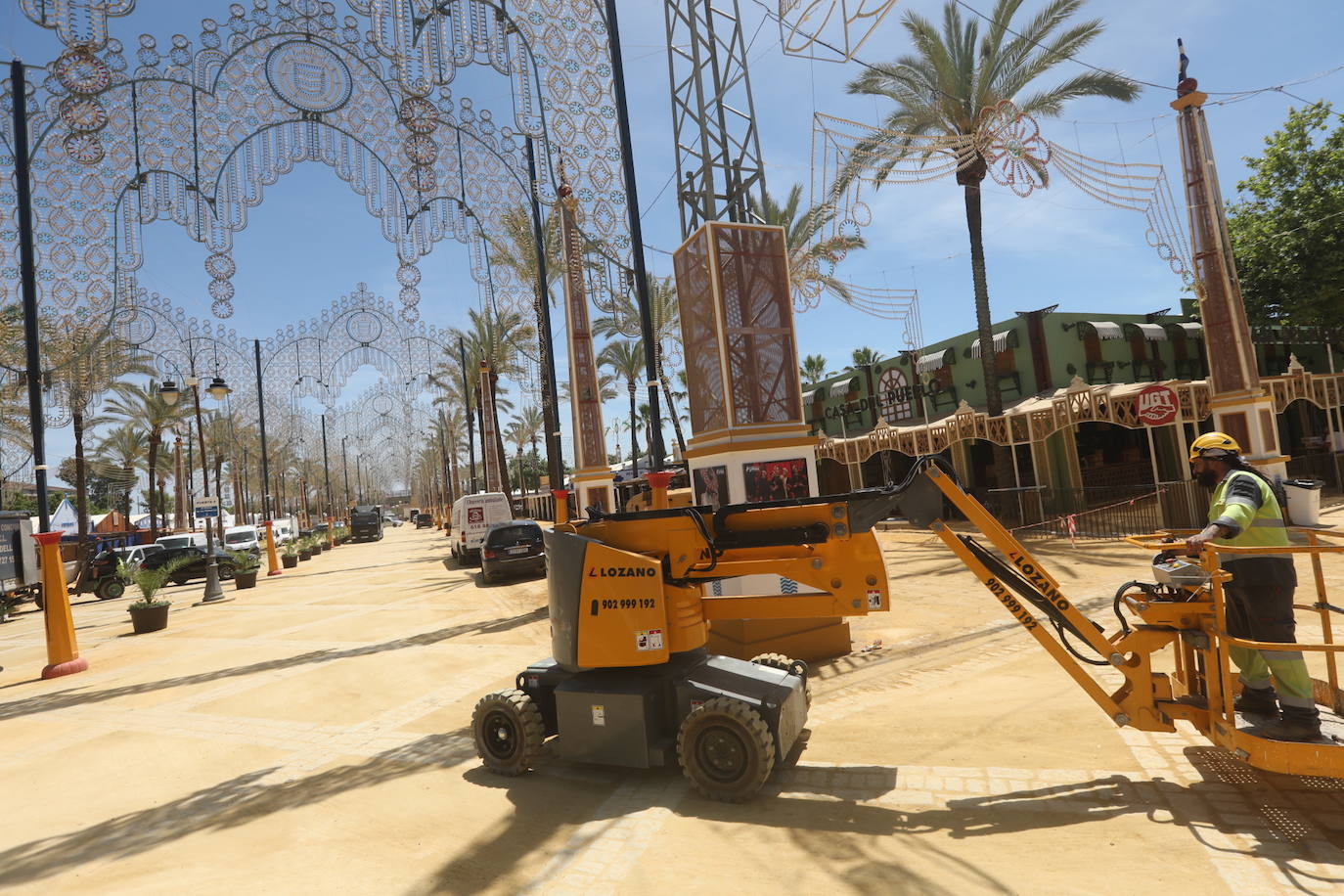 Fotos Todo listo para la Feria de Jerez 2023