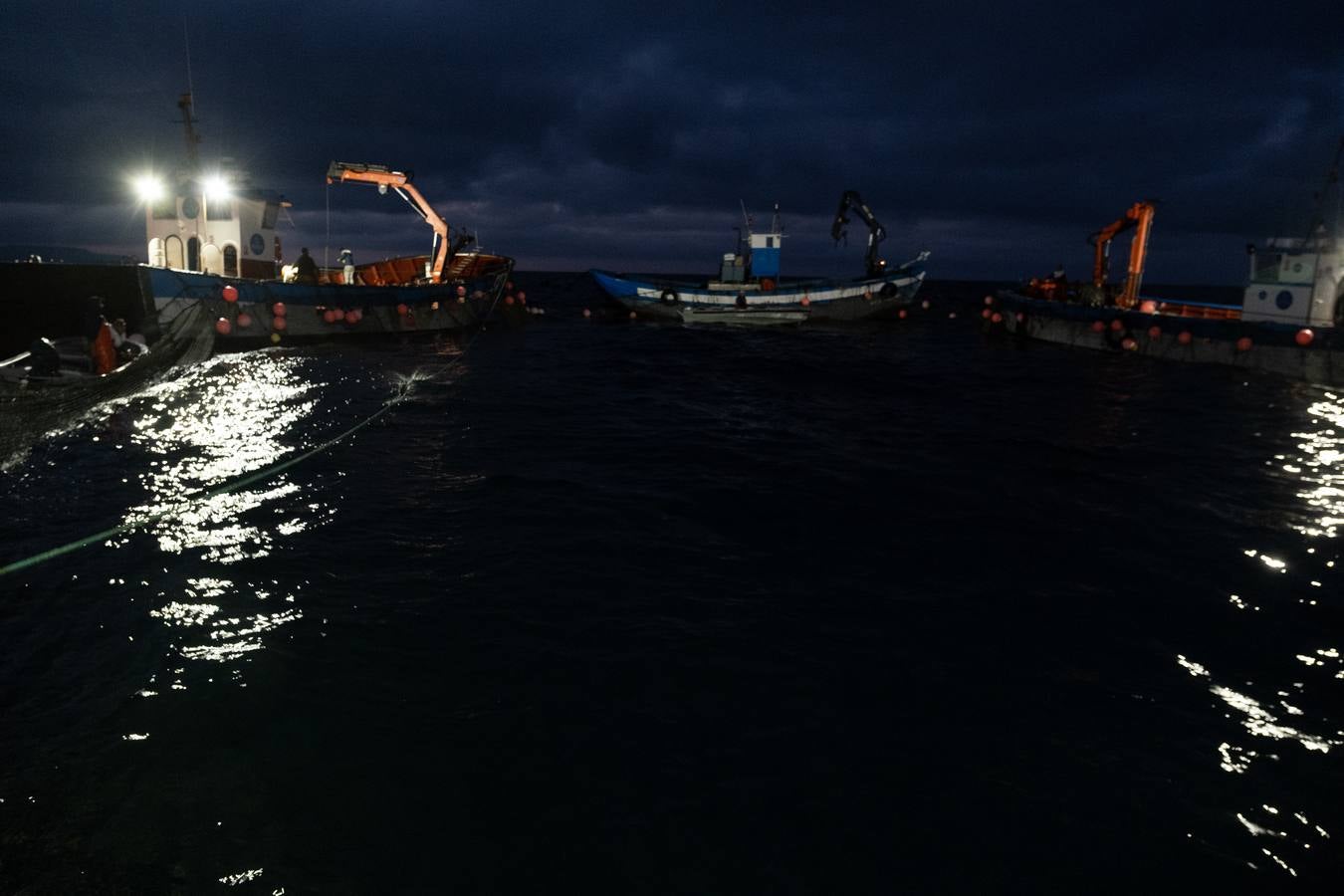 Fotos: las imágenes de una levantá de atún rojo en Cádiz