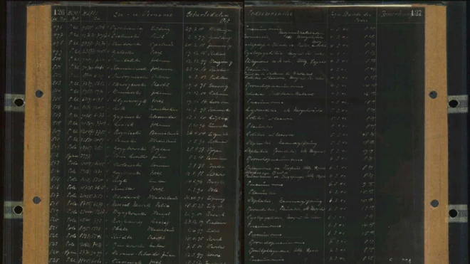 'Libro de los muertos de Mauthausen' dónde aparece el nombre de Juan Navarro Saborido