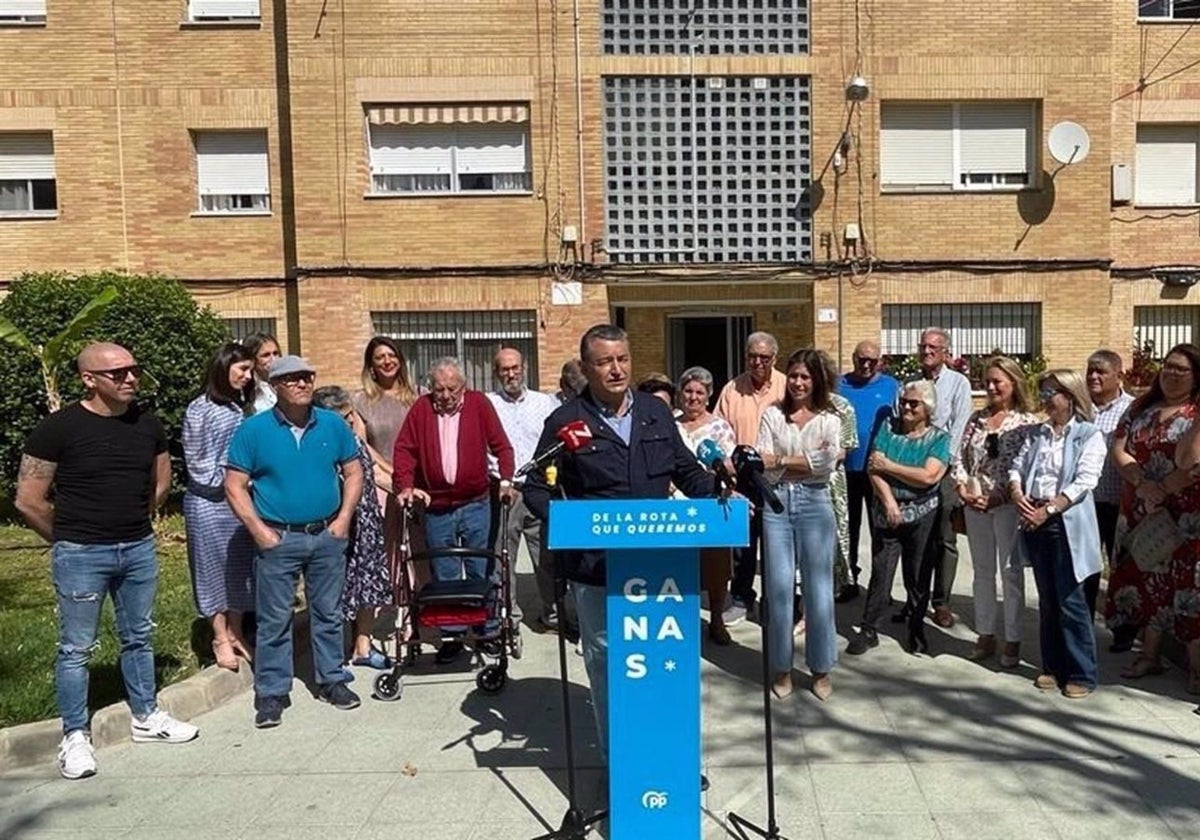 La Junta Electoral advierte al PP por una visita en Rota de Sanz con «alusiones directas» a logros de la Junta