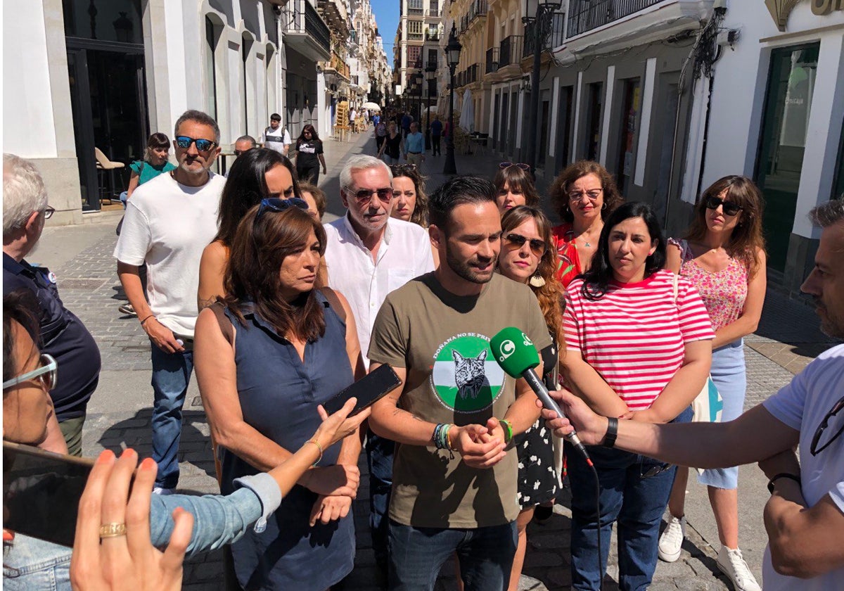 David de la Cruz, candidato de Adelante Izquierda Gaditana.