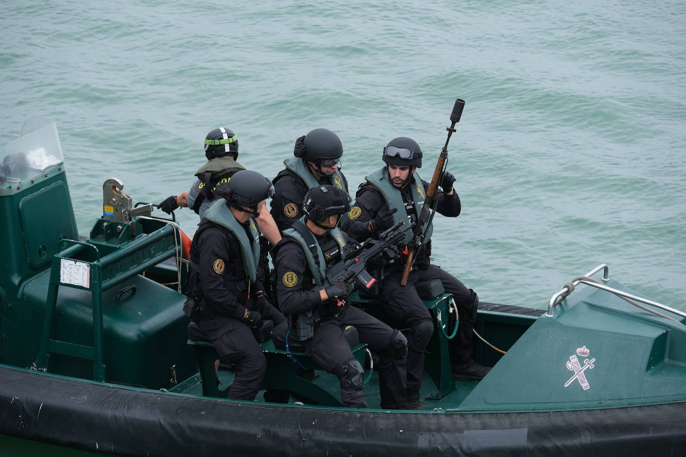 Fotos: Así ha sido la exhibición de medios de seguridad marítima de la Guardia Civil