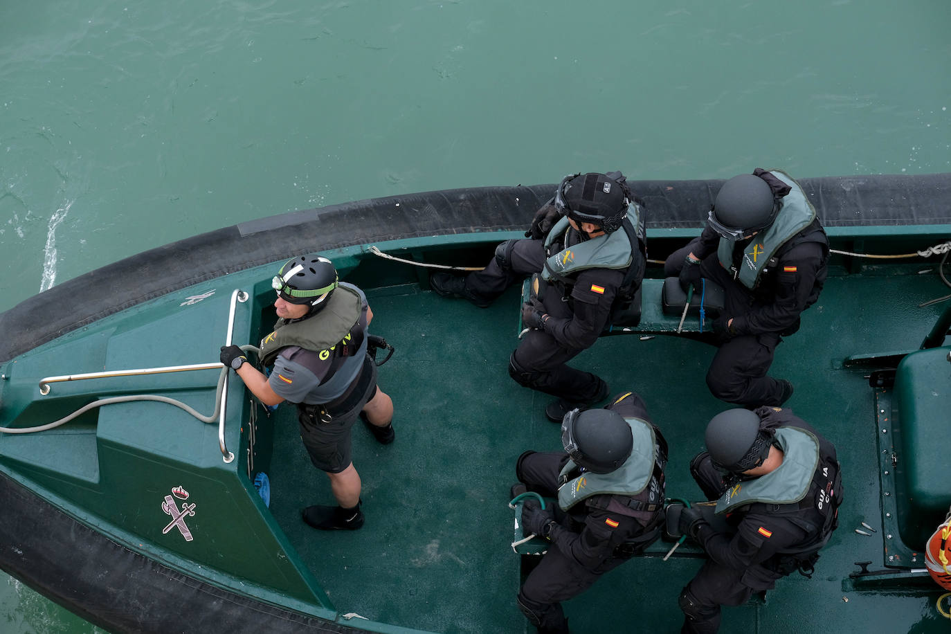 Fotos: Así ha sido la exhibición de medios de seguridad marítima de la Guardia Civil