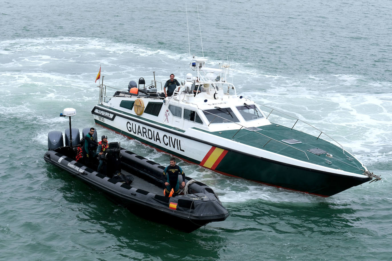 Fotos: Así ha sido la exhibición de medios de seguridad marítima de la Guardia Civil