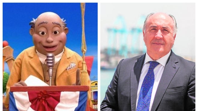 Landaluce y el personaje de LazyTown que usa como imagen de perfil en Tik-Tok