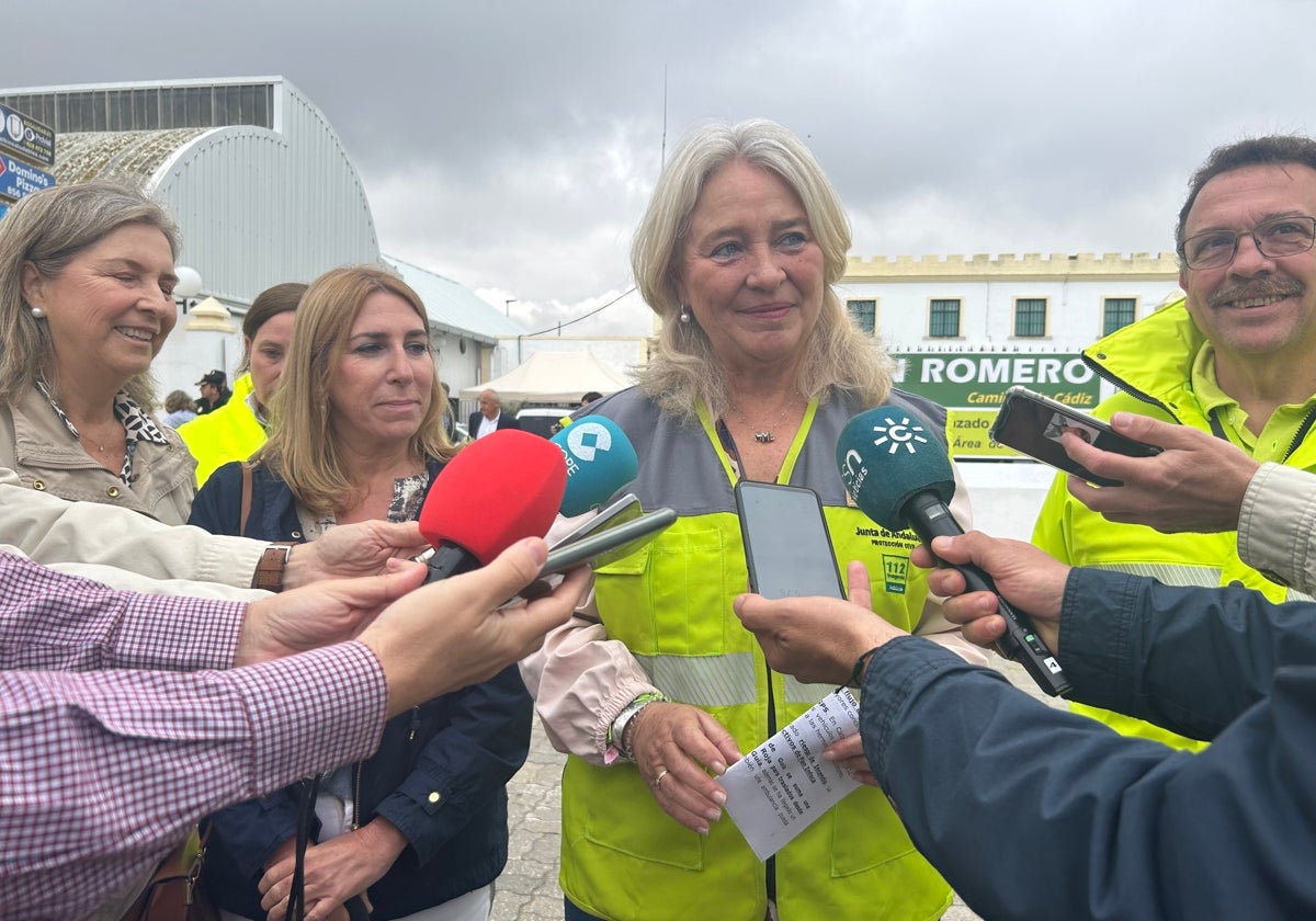 La delegada de la Junta de Andalucía, Mercesdes Colombo, en Sanlúcar