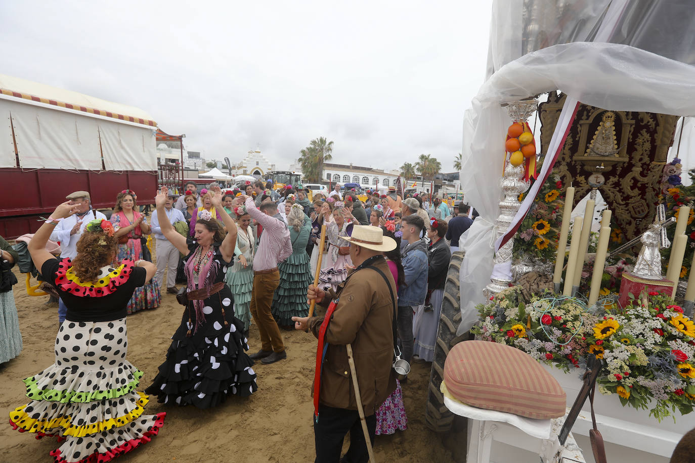 Fotos: Cádiz comienza la peregrinación a la aldea de El Rocío