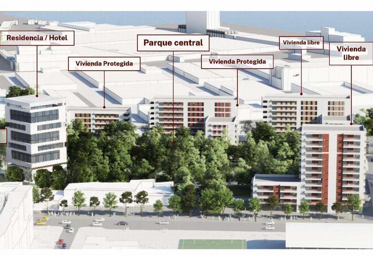 La transformación del solar de Navalips en un nuevo barrio para Cádiz, más cerca