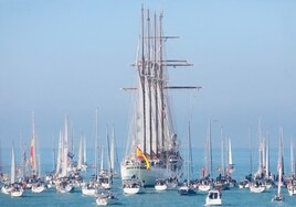 El Juan Sebastián de Elcano llega a Estados Unidos