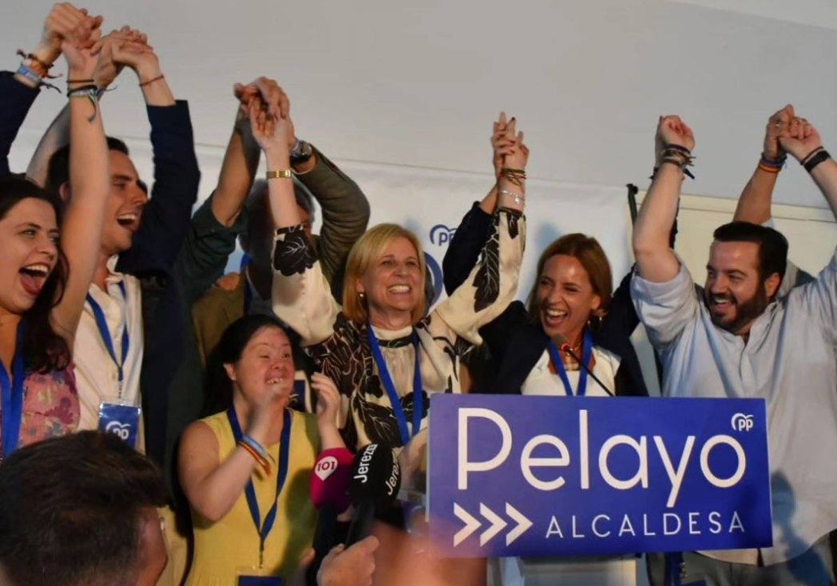 María José García-Pelayo celebra su triunfo electoral