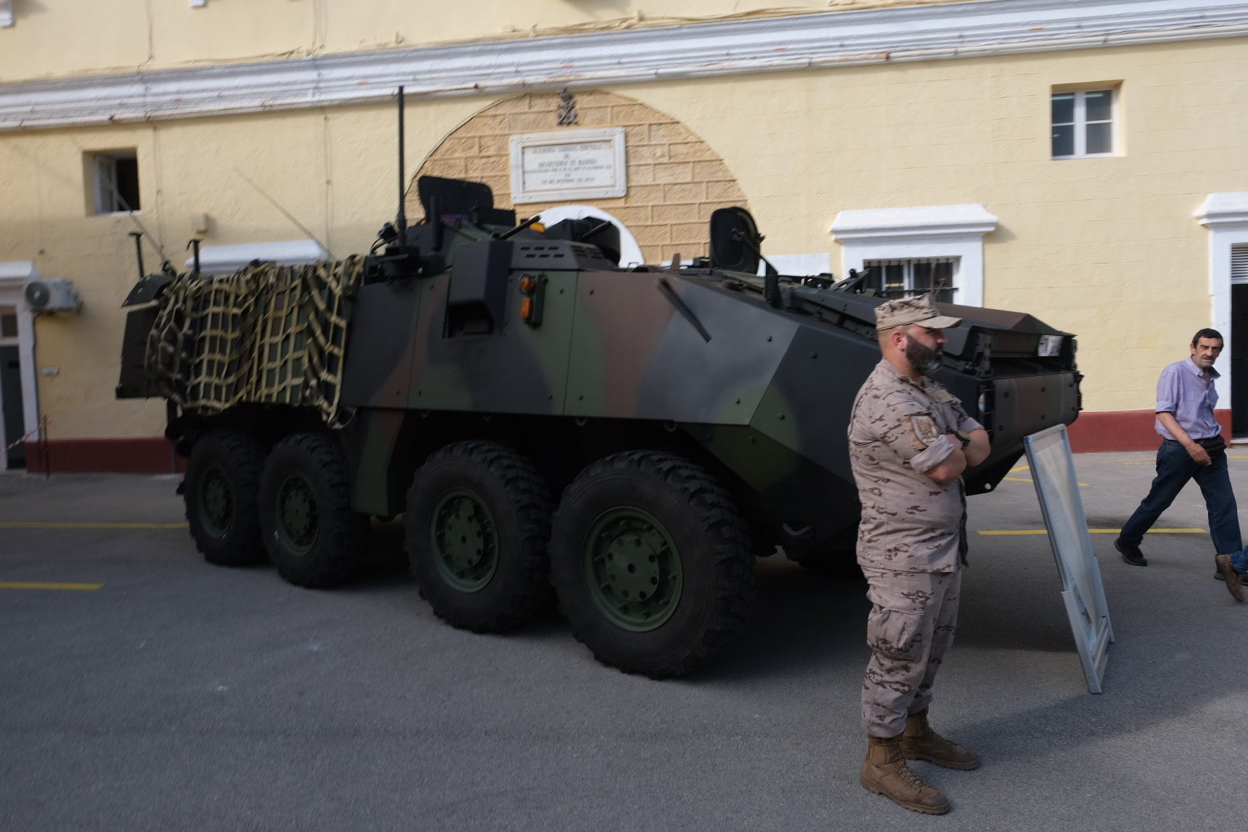 En imágenes: Exhibición de material y vehículos de Infantería de Marina en el Tercio de Armada