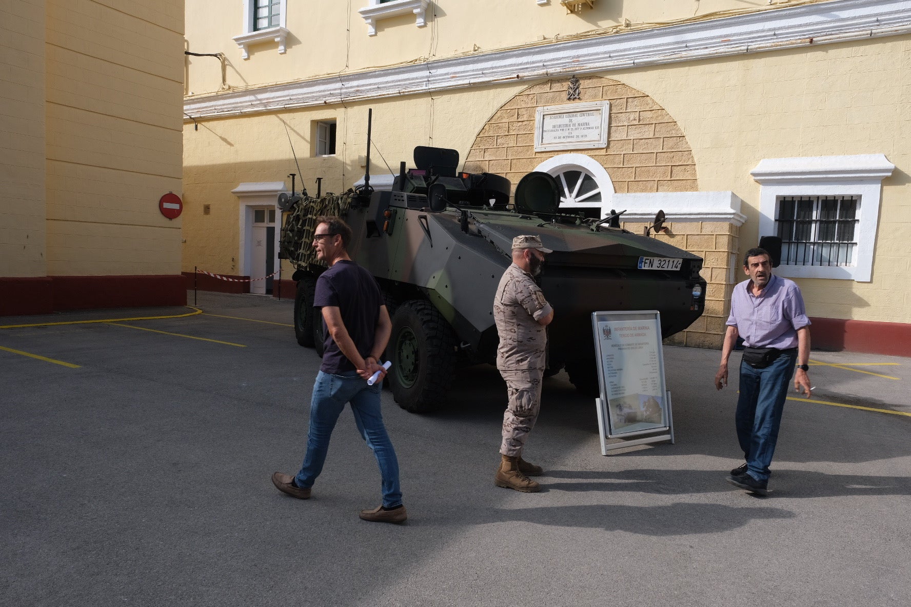 En imágenes: Exhibición de material y vehículos de Infantería de Marina en el Tercio de Armada